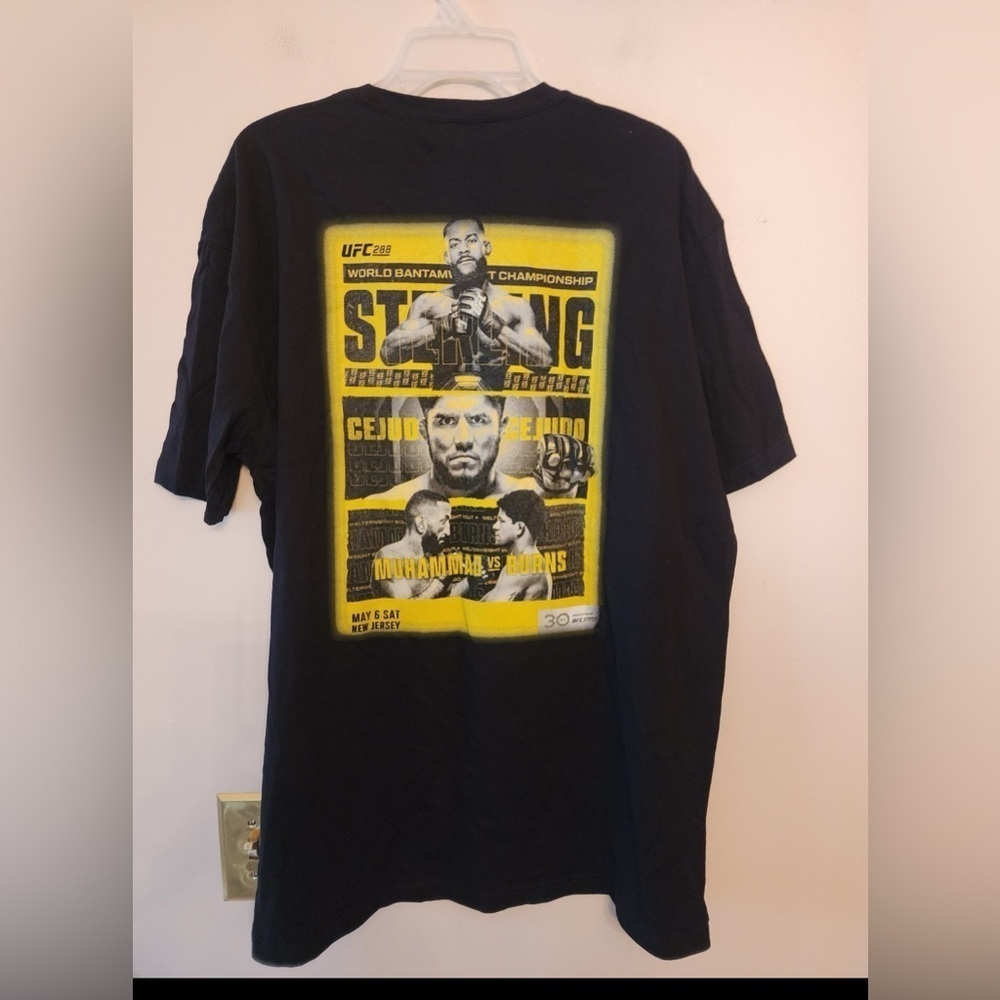 UFC 288 T Shirt Black Cejudo Vs Steeling Muhammad Vs Burns Promo Size 2XL
